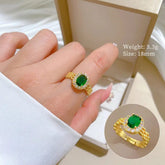 Enerald Oval Ring